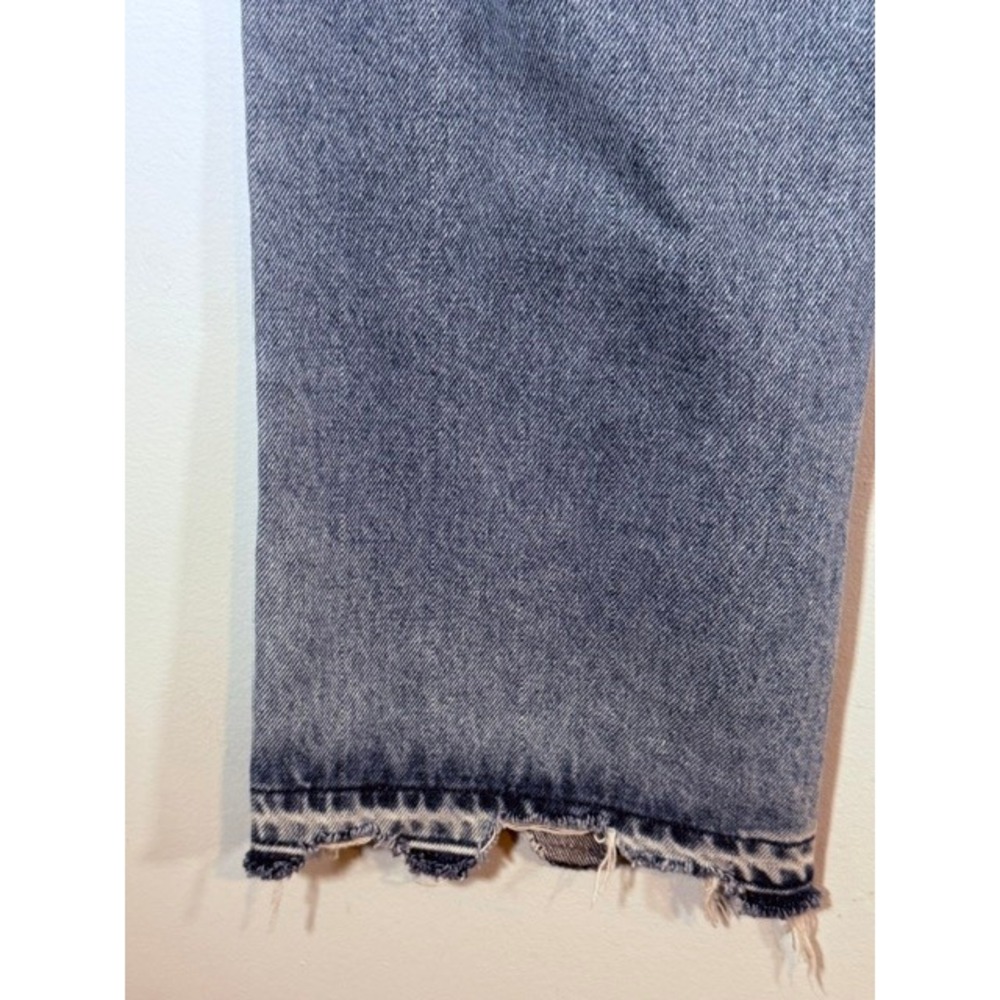 AG Adriano Goldschmied Kinsley High Rise Pop Crop Jeans 28R Lt Wash Distressed - Picture 16 of 16